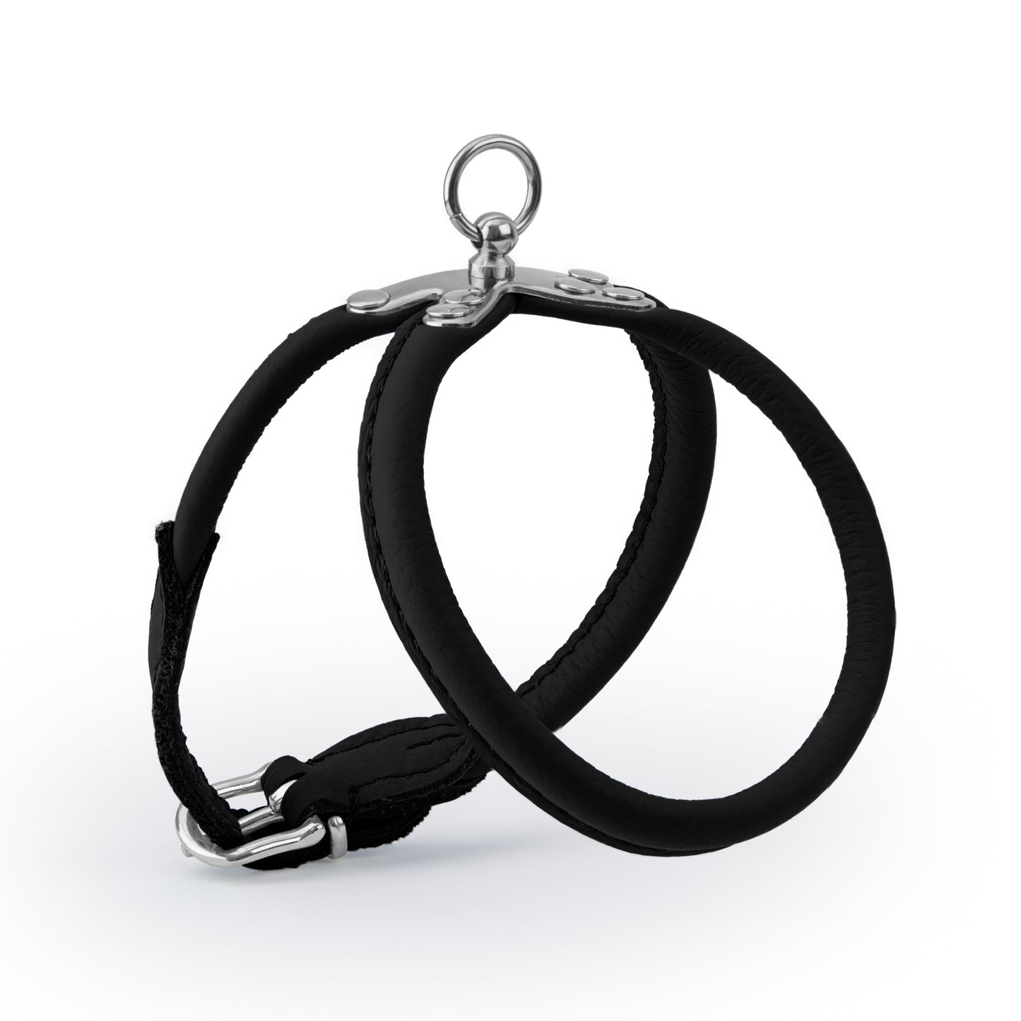 Round leather harness